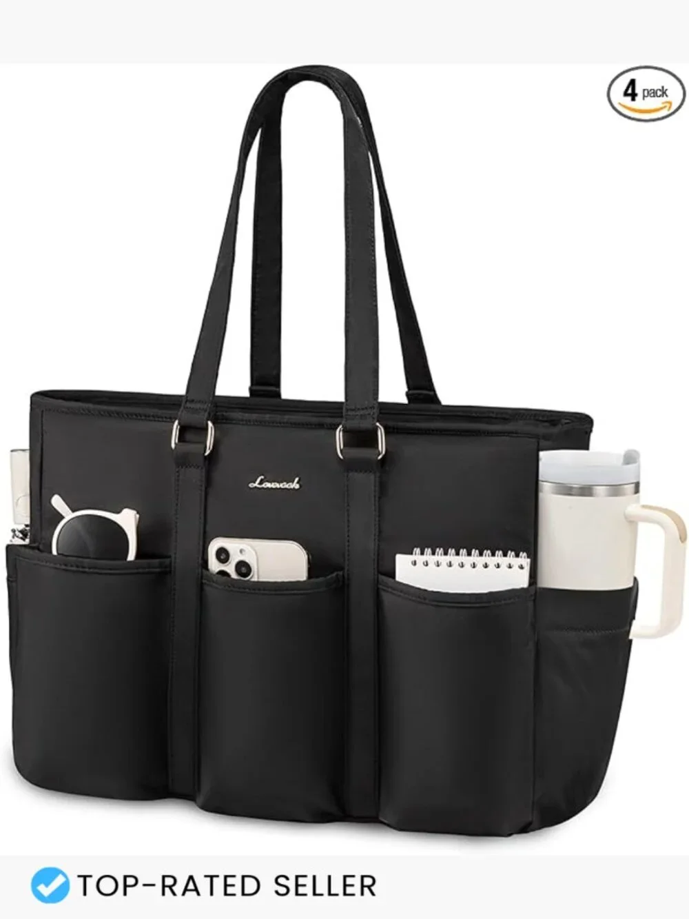 Large Tote Bag for Work and Travel Professional Laptop Computer Bag with